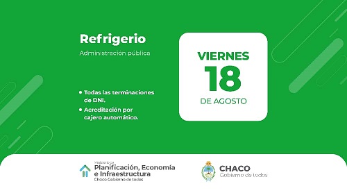 Eres Chaco El Gobierno deposita ste viernes el Refrigerio